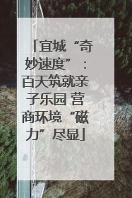 宜城“奇妙速度”：百天筑就亲子乐园 营商环境“磁力”尽显